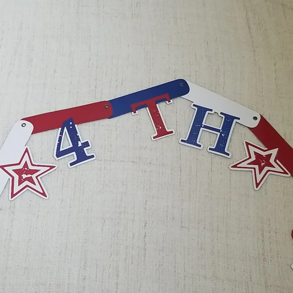 🎉 5/$15 | 🇺🇸 4th of July Banner 🇺🇸